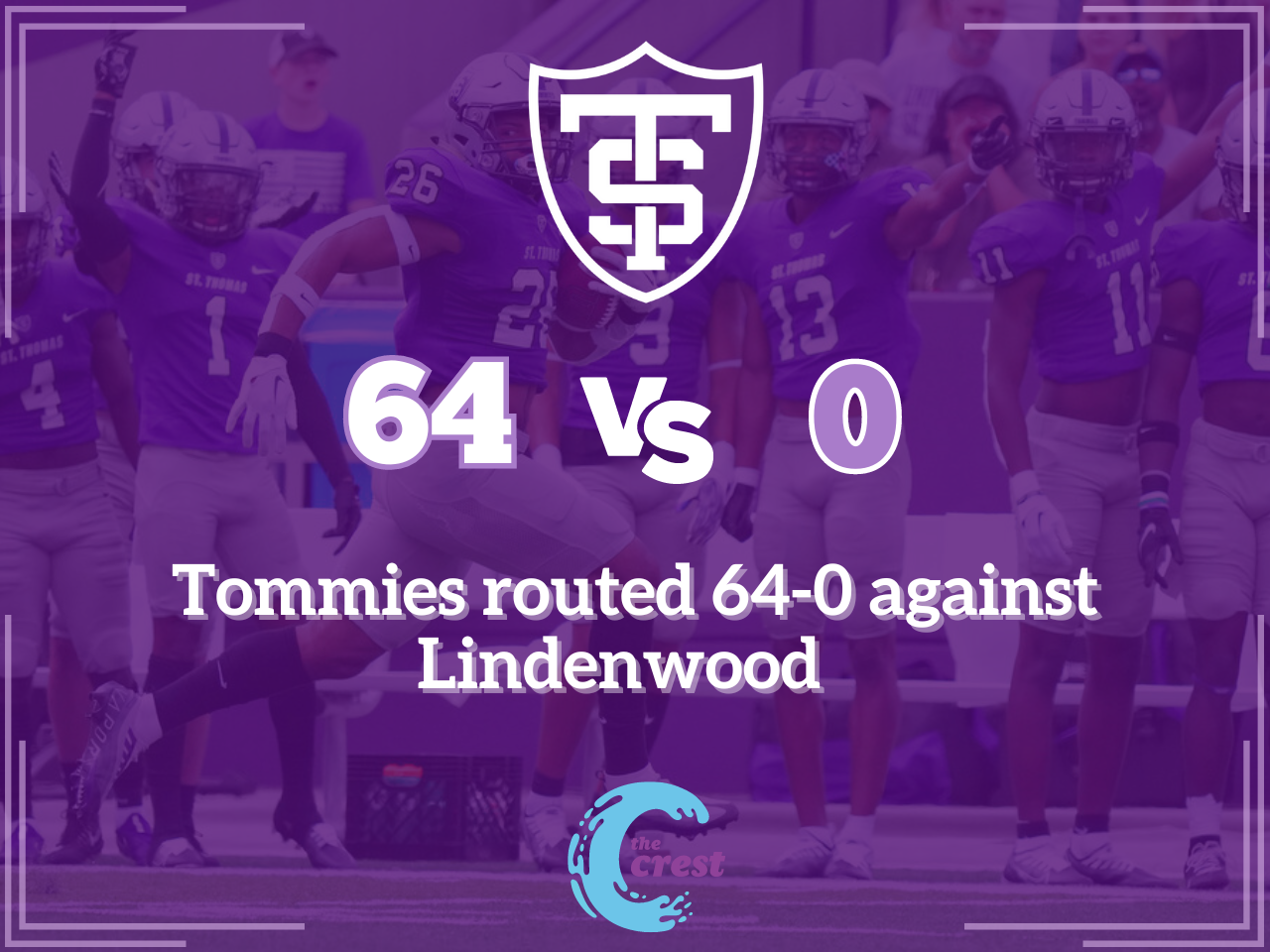 Tommies routed 64-0 against Lindenwood