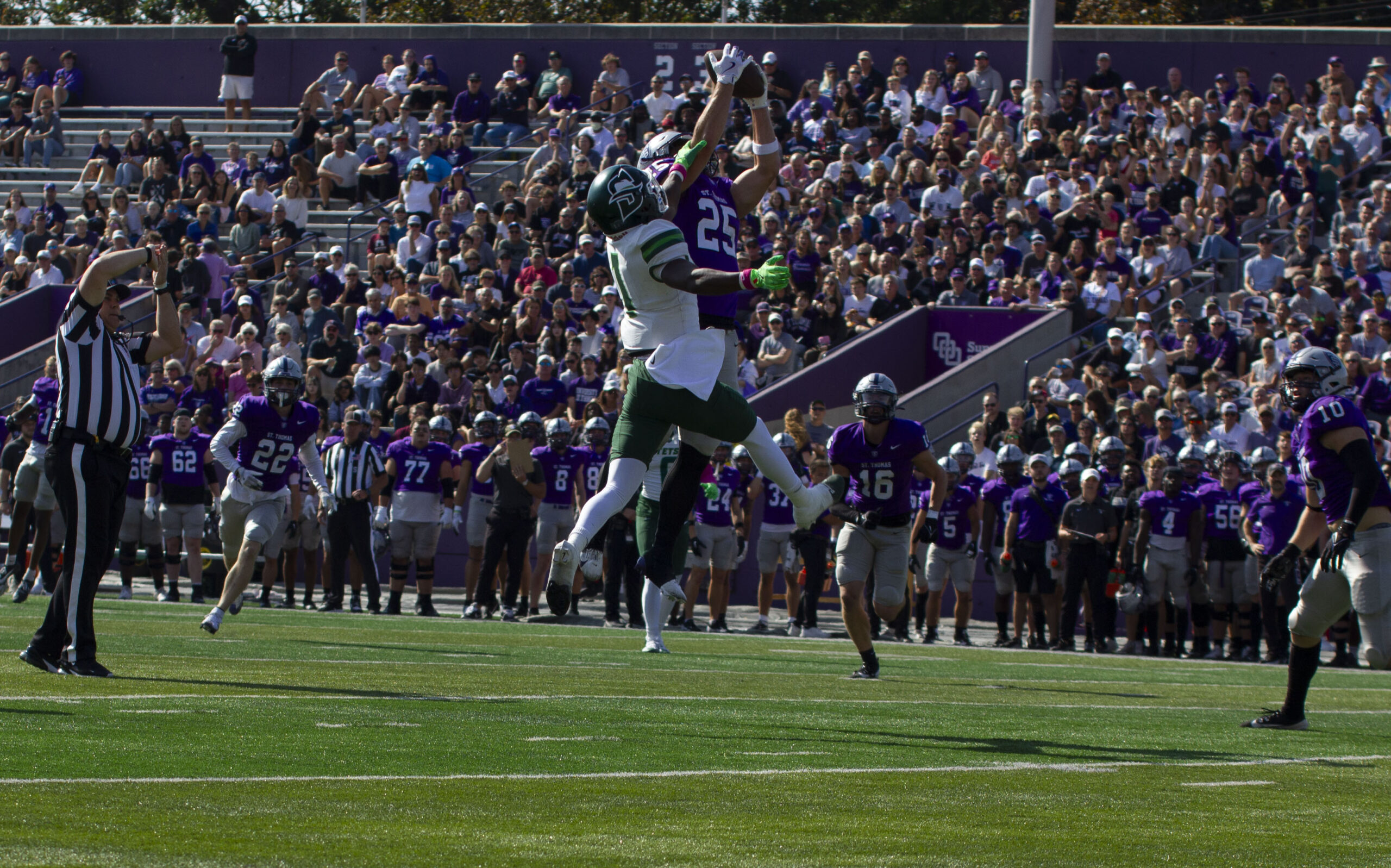 UST Football tops Hatters 34-24 in conference opener