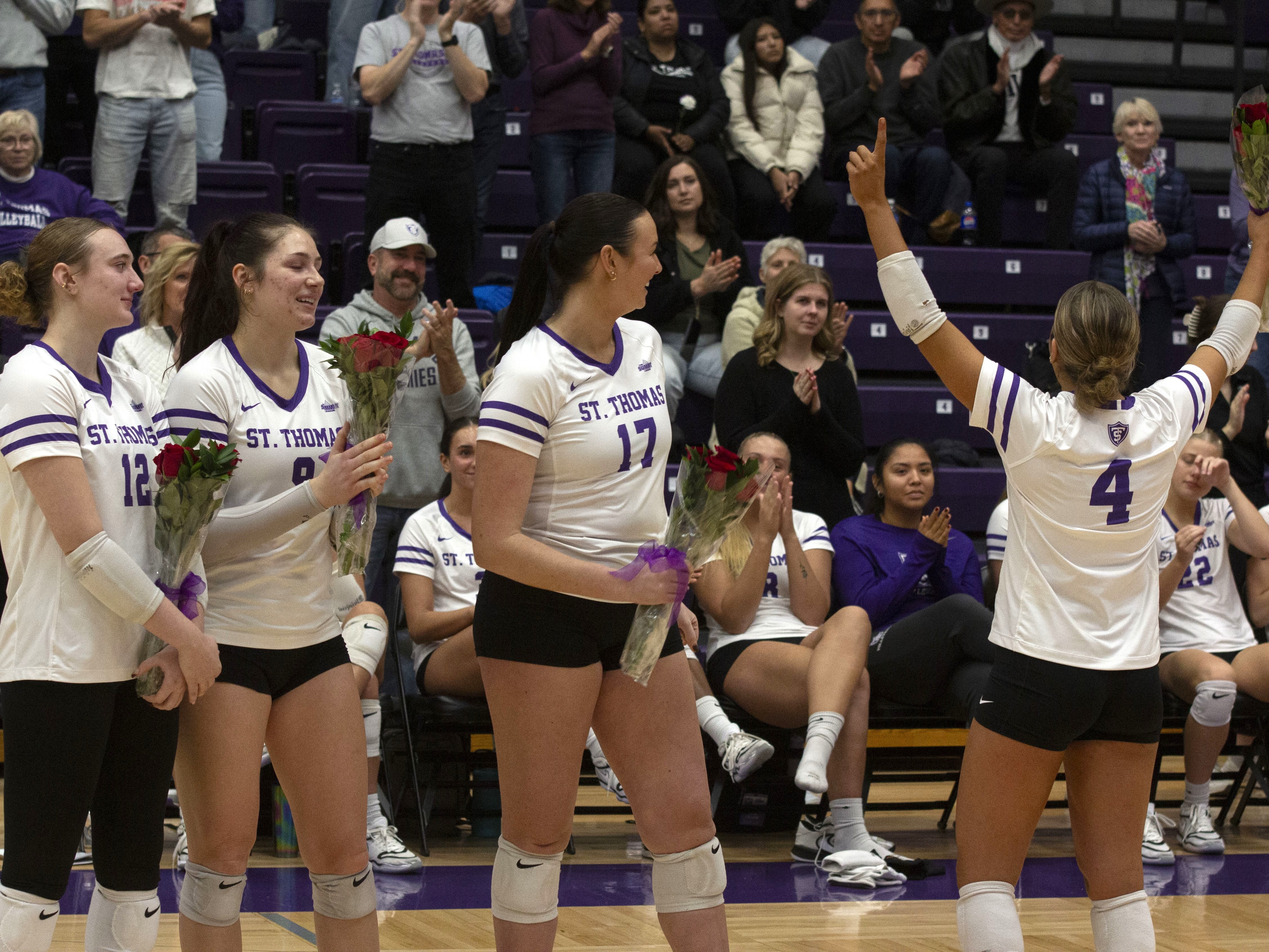 Tommie volleyball offense slams Oral Roberts 3-1 to close out season