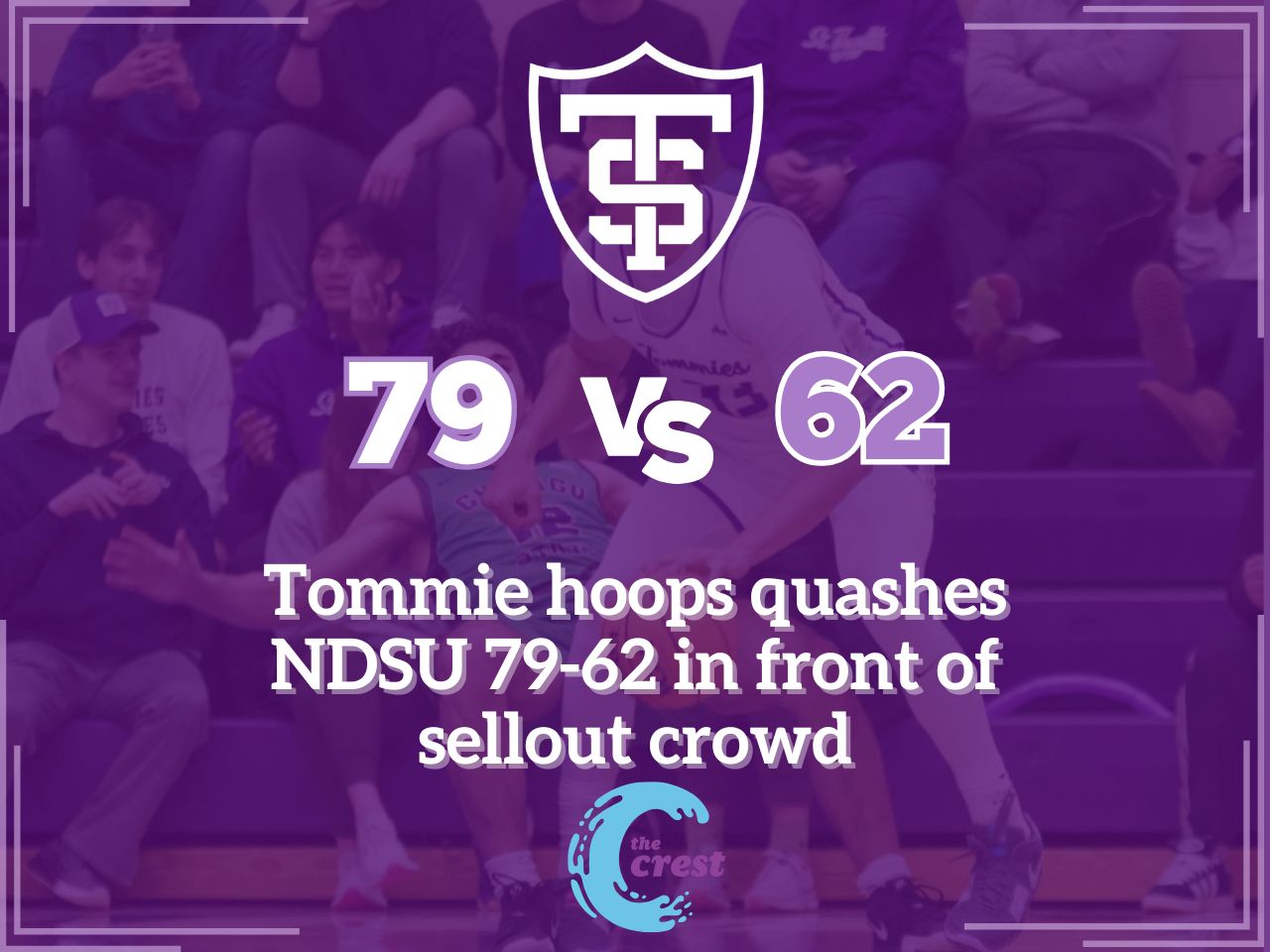 Tommie hoops quashes NDSU 79-62 in front of sellout crowd