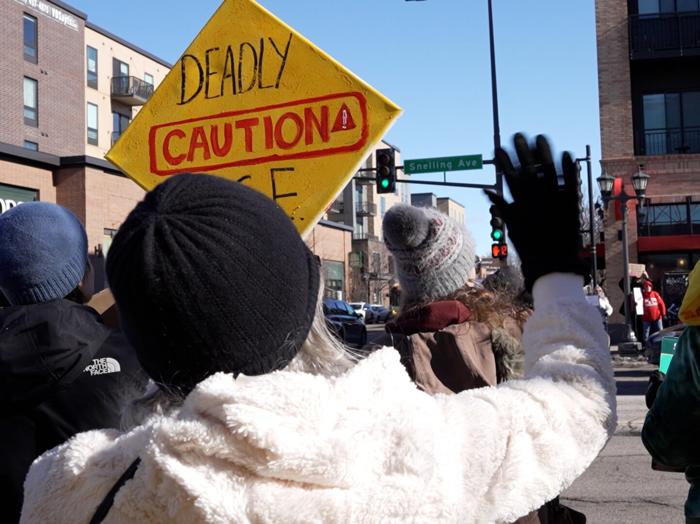 St. Paul protestors find local support on ‘Mattie’s Corner’