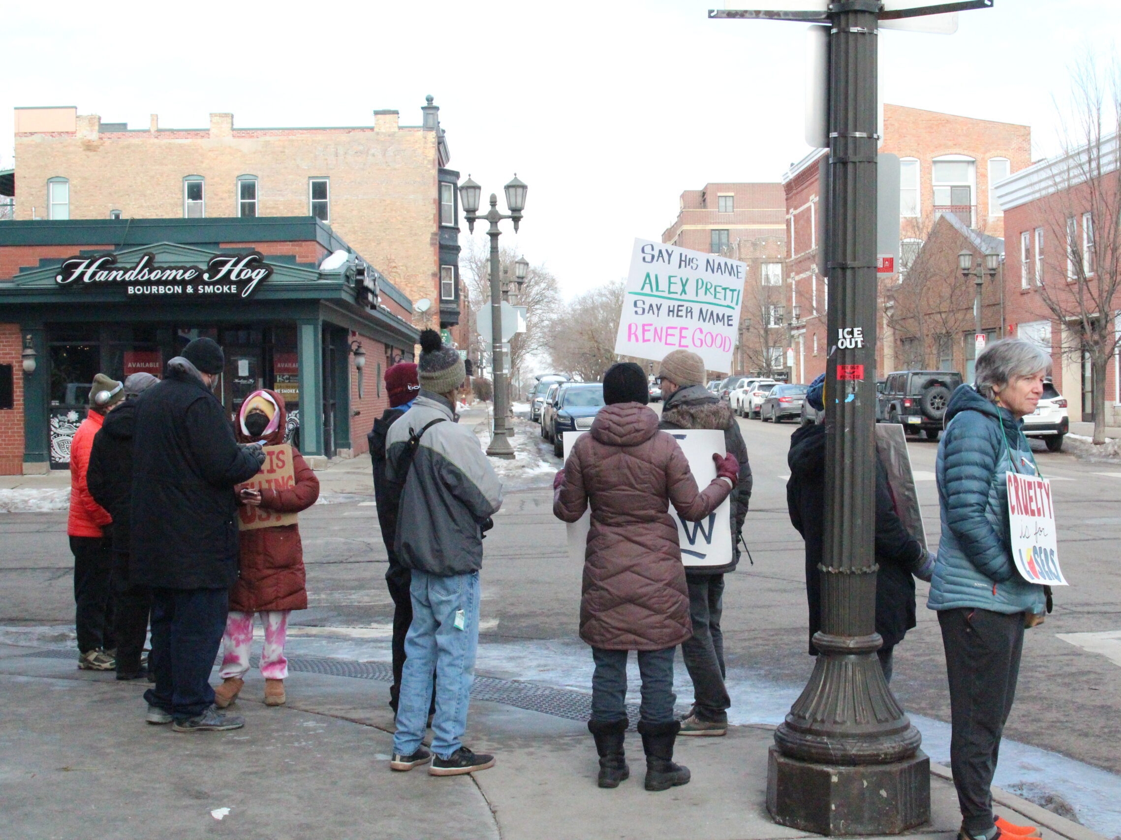 Protests follow after person injured while fleeing federal law enforcement