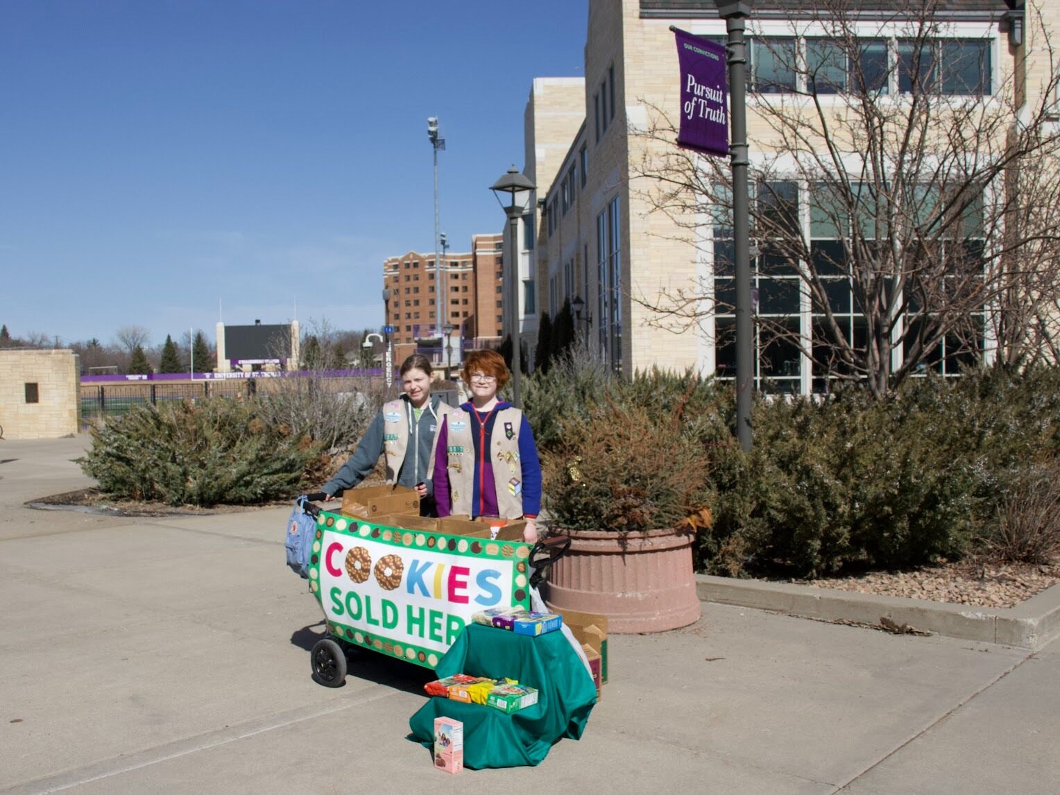 Girl Scouts return to campus after federal immigration concerns took cookie sales online